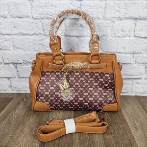 The Danbury Mint Satchel Personalized Initials MM Women's Handbag‎ Crossbody Bag
